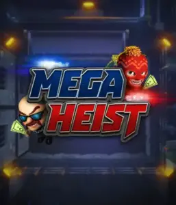 Enter the action-packed world of Mega Heist slot by Relax Gaming, highlighting quirky characters ready to undertake a bank heist. This image portrays the excitement of the heist with its dynamic logo and an ominous vault backdrop. Great for fans of heist movies, delivering a captivating adventure. 