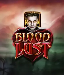 ELK Studios' Blood Lust slot displayed with its enigmatic vampire theme, including high-quality symbols of vampires and mystical elements. The visual emphasizes the slot's eerie charm, complemented with its distinctive features, appealing for those fascinated by dark, supernatural themes.